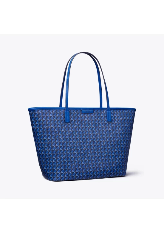 Tory Burch Ever Ready Zip Tote Mediterranean Blue Women