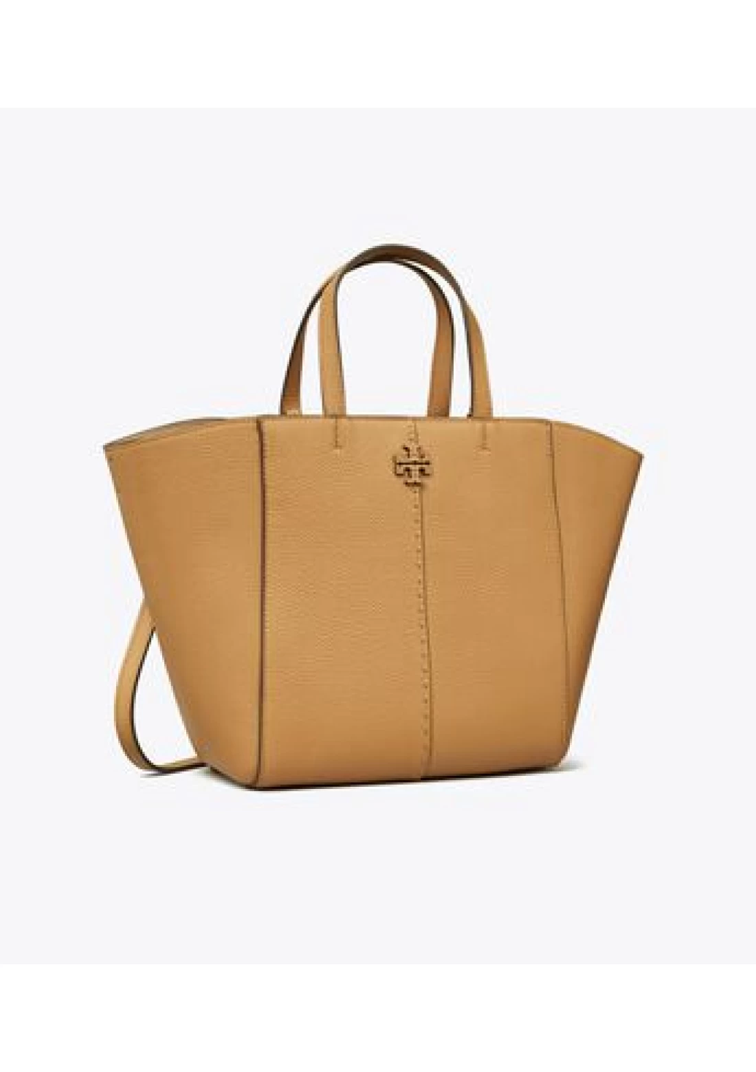 Tory Burch Mcgraw Leather Bucket Bag Tiramisu