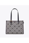 Tory Burch Small T Monogram Tote Navy Women