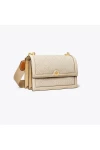 Tory Burch Small T Monogram Shoulder Bag Ivory Women