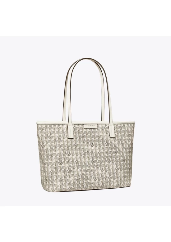 Tory Burch Small Ever Ready Zip Tote Ivory Women