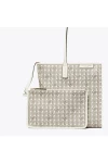 Tory Burch Small Ever Ready Zip Tote Ivory Women