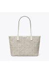 Tory Burch Small Ever Ready Zip Tote Ivory Women