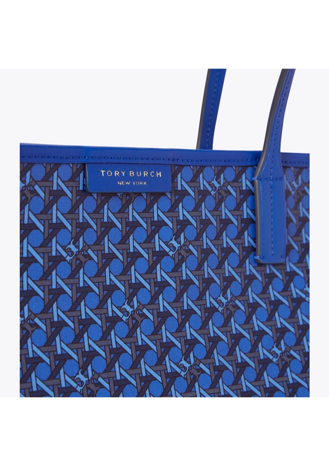 Tory Burch Small Ever Ready Zip Tote Mediterranean Blue Women