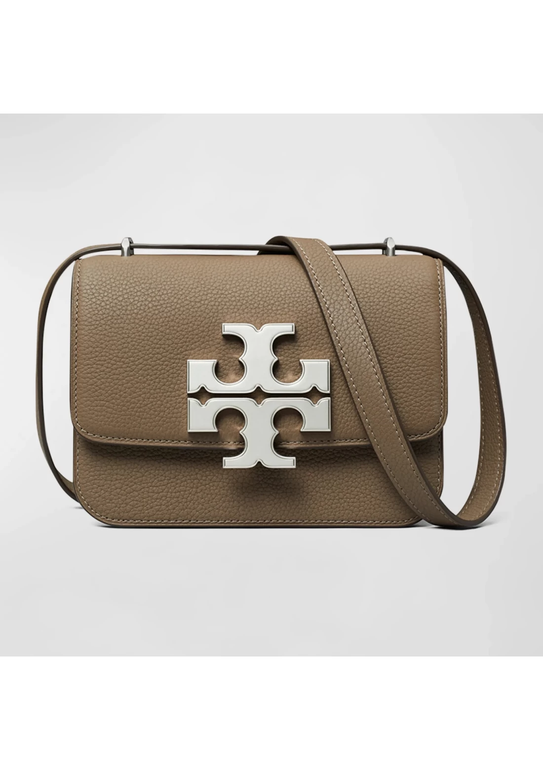 Buy Tory Burch Eleanor Shoulder Bag with Leather Strap, Brown Color Women