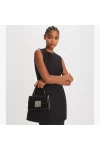 Tory Burch Bon Bon Spazzolato Mini Top Handle Bag Black Women