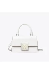 Tory Burch Bon Bon Spazzolato Mini Top Handle Bag White Women