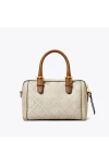 Tory Burch Petite T Monogram Barrel Bag Natural Women