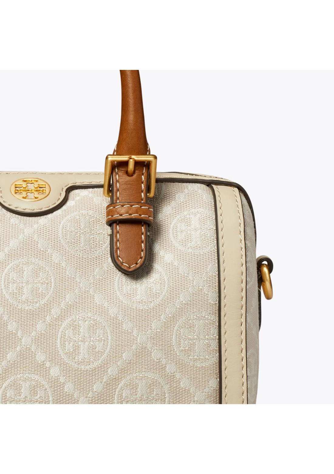 Tory Burch T Monogram Jacquard Barrel Petite Bag