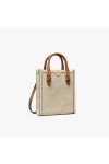 Tory Burch Mini T Monogram Tote Ivory Women