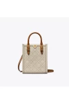 Tory Burch Mini T Monogram Tote Ivory Women