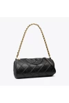 Tory Burch Fleming Soft Barrel Bag Black Women