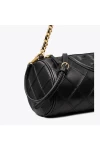 Tory Burch Fleming Soft Barrel Bag Black Women