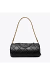 Tory Burch Fleming Soft Barrel Bag Black Women