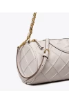 Tory Burch Sac Barrel Fleming and Leather Souple Bay Gray Women