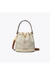 Tory Burch T Monogram Bucket Bag Ivory Women