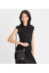 Tory Burch Mini T Monogram Bucket Bag Black Women