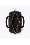 Tory Burch Mini T Monogram Barrel Bag Black Women