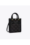 Tory Burch Mini T Monogram Tote Black Women