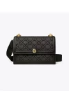 Tory Burch Small T Monogram Shoulder Bag Black Women