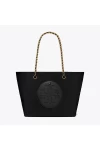 Tory Burch Ella Chain Tote Black Women