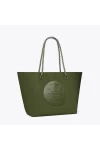 Tory Burch Ella Chain Tote Olive Green Women