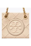 Tory Burch Mini Fleming Soft Chain Tote New Cream Women