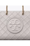 Tory Burch Fleming Soft Chain Tote Bay Gray Women