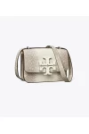 Tory Burch Small Eleanor Lizard Embossed Bag White Women