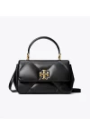 Tory Burch Kira Diamond Quilt Top Handle Black Women