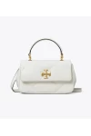 Tory Burch Kira Diamond Quilt Top-Handle Cirrus Cloud Women