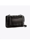 Tory Burch Small Fleming Convertible Shoulder Bag Black Women