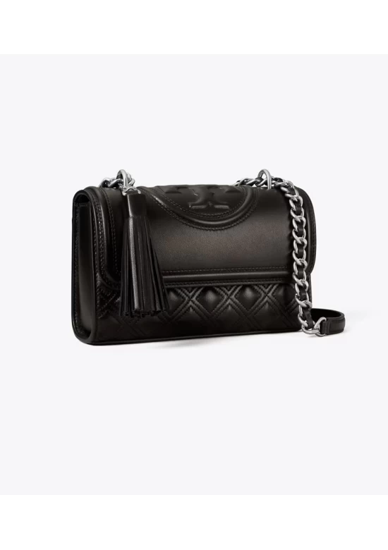 Tory Burch Small Fleming Convertible Shoulder Bag Black Women