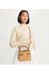 Tory Burch Petite Lee Radziwill Double Bag Tiramisu Women