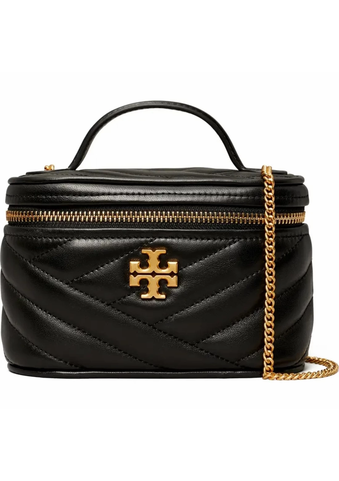 Tory Burch Kira Mini Vanity Tote Bag Black Women