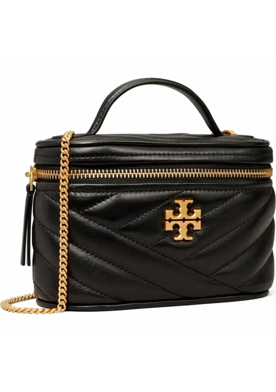 Tory Burch Kira Mini Vanity Tote Bag Black Women