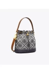 Tory Burch T Monogram Bucket Bag Navy Women