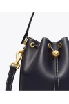 Tory Burch Leather Bucket Bag Black Women