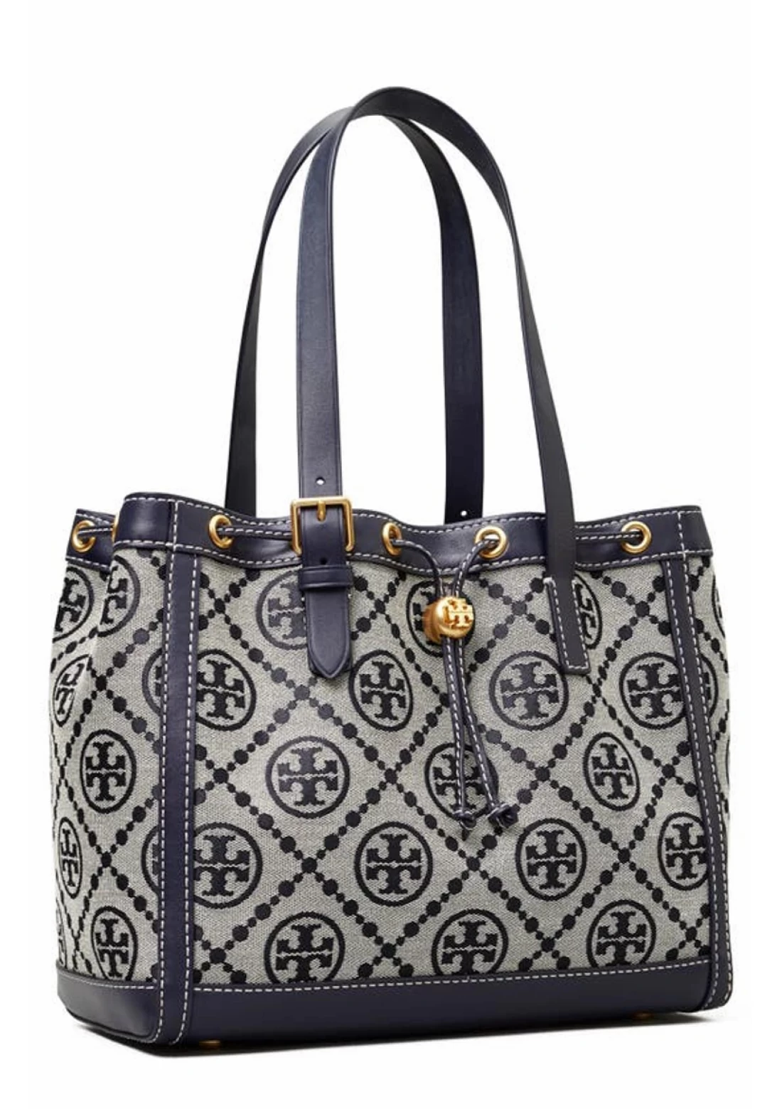 Tory Burch T Monogram Jacquard Double-zip Mini Bag in Yellow