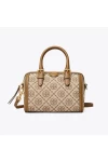 Tory Burch Mini T Monogram Barrel Bag Hazelnut Women