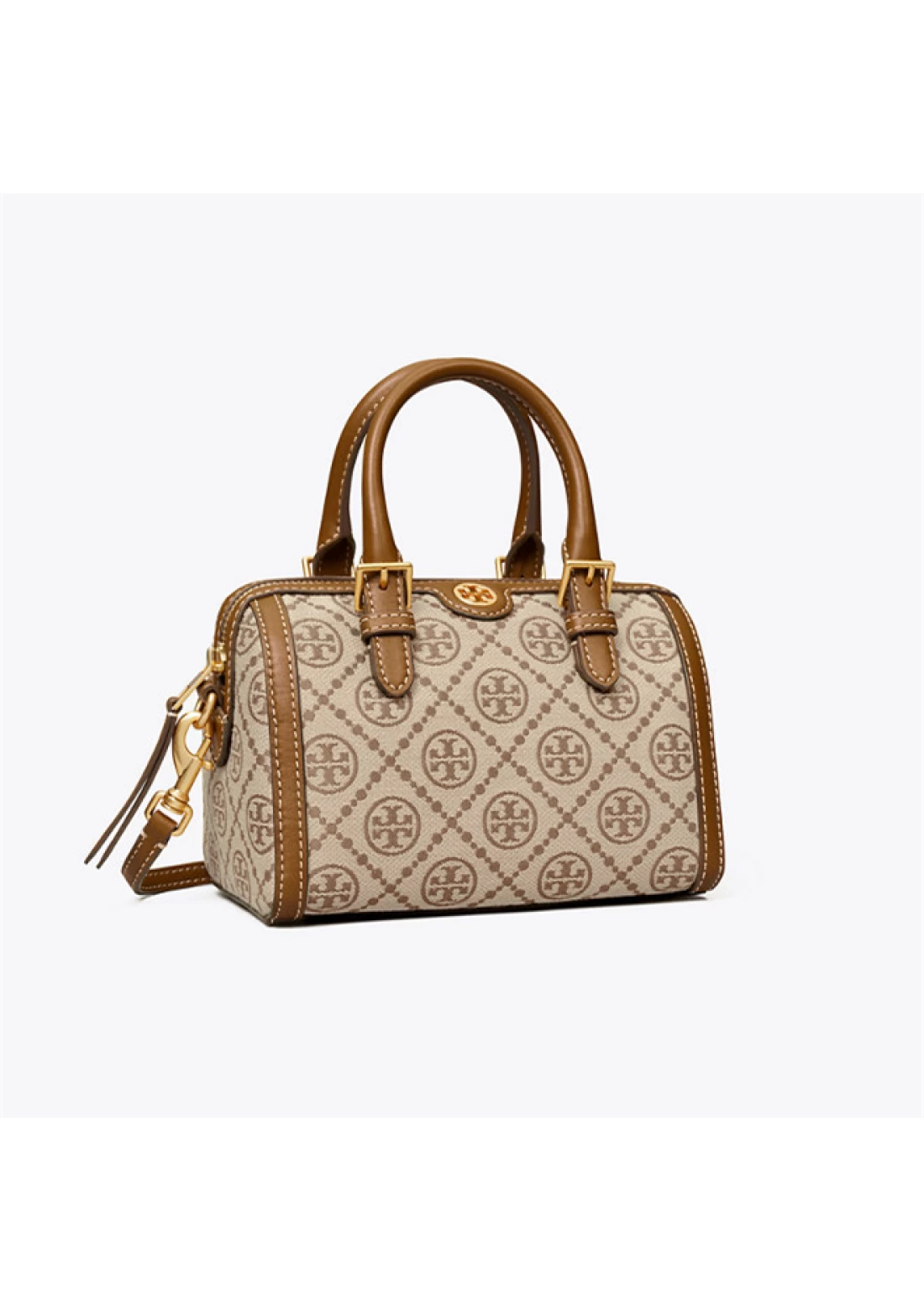 Tory Burch, Bags, Tory Burch T Monogram Leather Barrel Bag