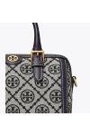 Tory Burch Mini T Monogram Barrel Bag Tory Navy Women