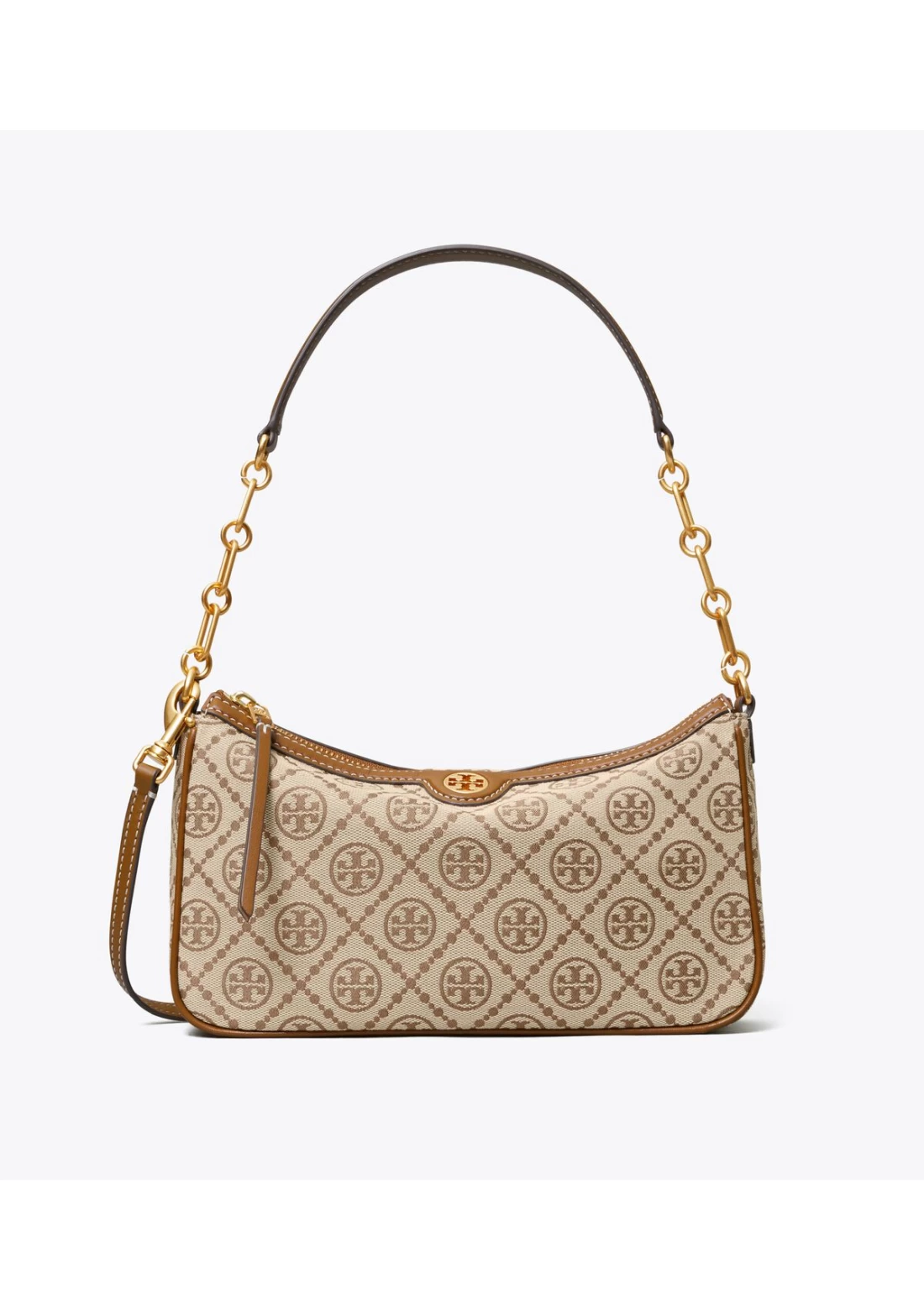 tory burch t monogram jacquard shoulder bag