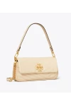 Tory Burch Small Kira Chevron Flap Shoulder Bag Cream White Women