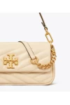 Tory Burch Small Kira Chevron Flap Shoulder Bag Cream White Women