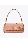 Tory Burch Small Kira Chevron Flap Shoulder Bag Spiraea Women