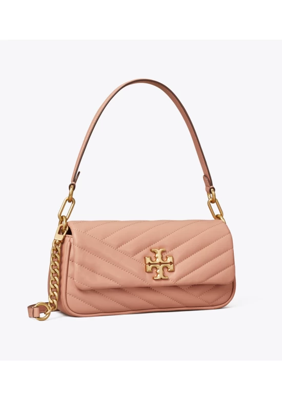 Tory Burch Small Kira Chevron Flap Shoulder Bag Spiraea Women