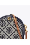 Tory Burch T Monogram Jacquard Moon Navy Women