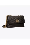 Tory Burch Small Kira Chevron Convertible Shoulder Bag Black Women