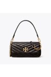 Tory Burch Small Kira Chevron Flap Shoulder Bag Black Women